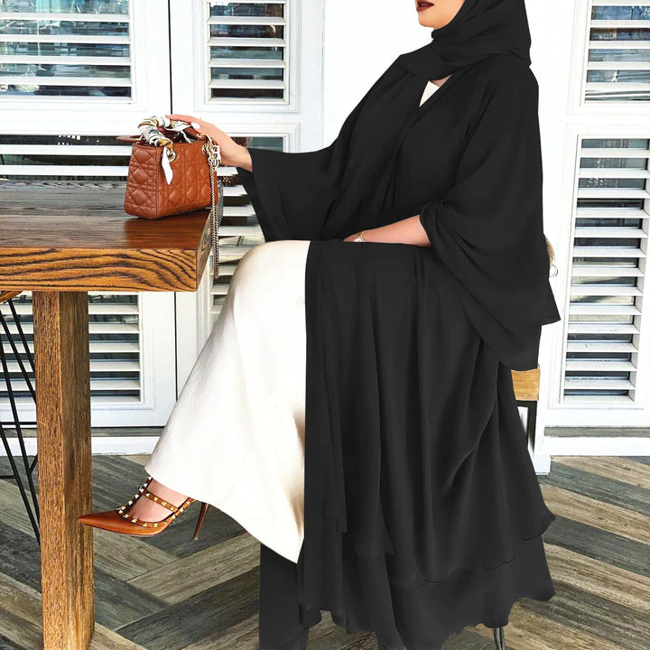 Open Amina Abaya with Hijab | A Beautiful and Airy Abaya