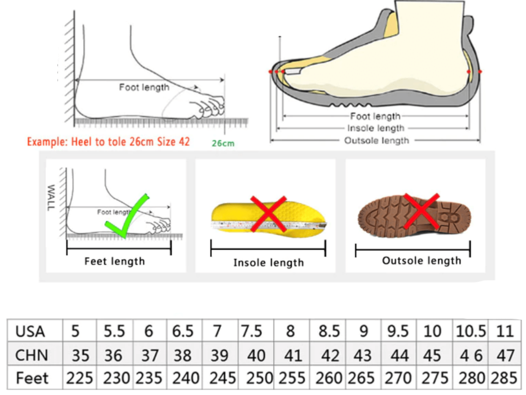 Comfortable casual shoes