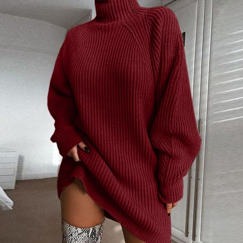 Lilia | Langer Winterpullover Damenmode