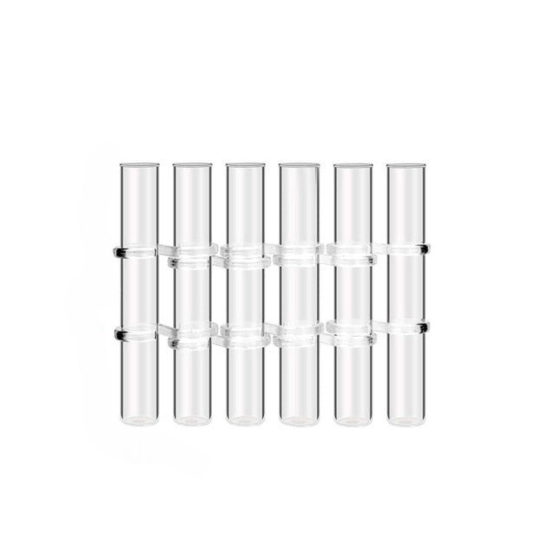 Rosenthal Glow | Juego de jarrones de vidrio en tubo Soporte colgante para flores