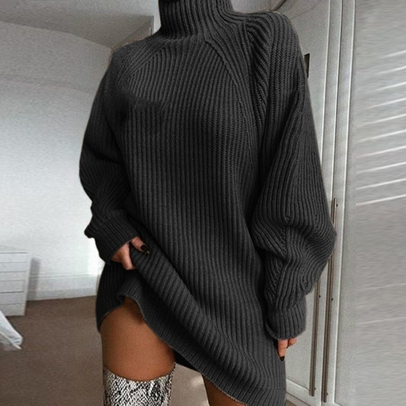 Lilia | Langer Winterpullover Damenmode
